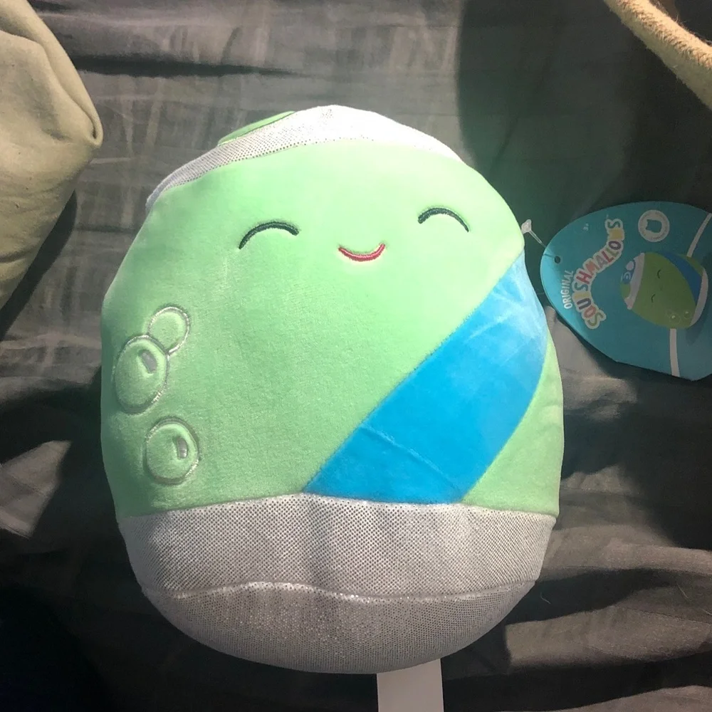 Green and Blue Squishmallow Plush